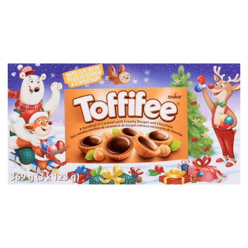 Toffifee Candy Hazelnut In Caramel With Creamy Nougat And Chocolate 369 g