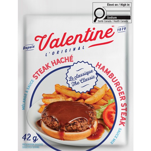 Valentine Sauce Mix Hamburger Steak 42 g