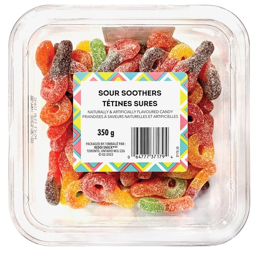 Johnvince Aliments Foods Candy Sour Soothers 350 g