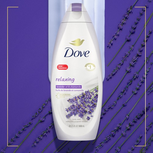 Dove Relaxing Body Wash Lavender Oil And Chamomile For Women 650 ml
