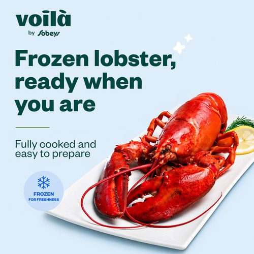 Lobster Frozen Cooked 1-1 1/4 lbs