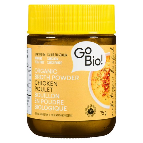 Gobio Low Sodium Chicken Broth Powder 75 g
