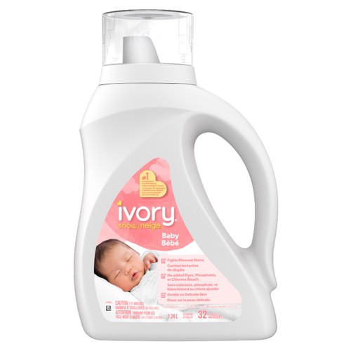 Ivory Snow Newborn Liquid Laundry Detergent Regular 1.24 L