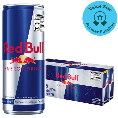 Red Bull Energy Drink 12 x 250 ml (cans)