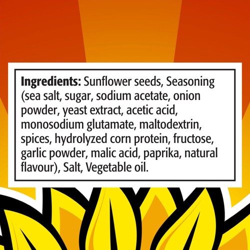 Spitz Sunflower Seeds Spicy Sweet Chili Flavour 210 g