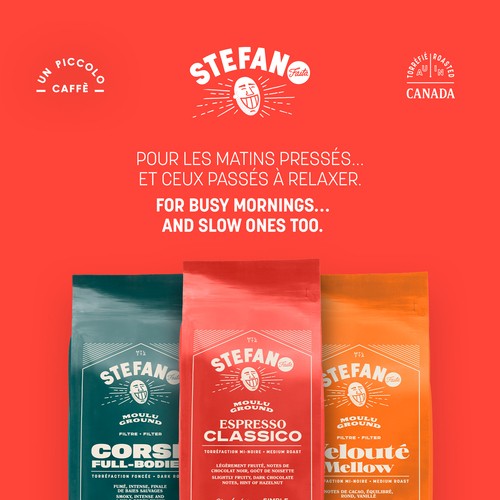 Stefano Faita Ground Coffee Full Bodied Dark Roast 340 g
