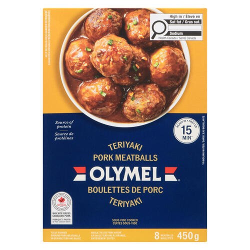 Olymel Pork Meatballs Teriyaki 450 g