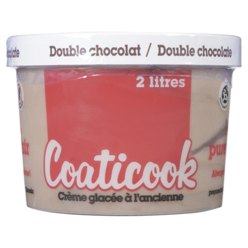 Coaticook Gluten-Free Ice Cream Double Chocolate 2 L