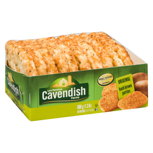 Cavendish Farms Hash Brown Patties Original 10 Pack 600 g (frozen)