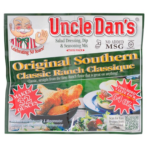 Uncle Dan's Dressing Classic Ranch Twin Pack 42.5 g