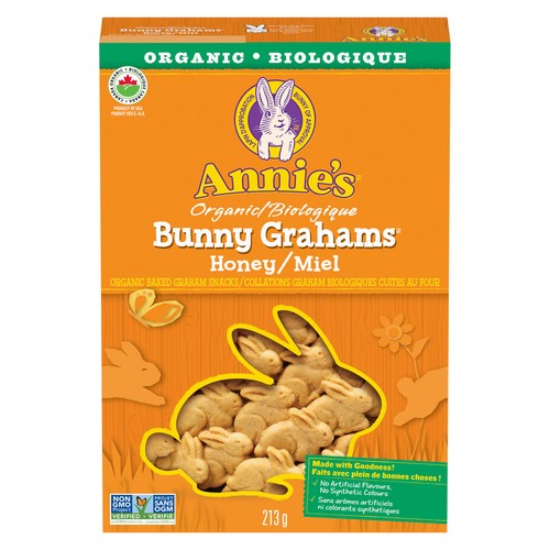 Annie's Organic Baked Graham Snacks Honey Bunny 213 g
