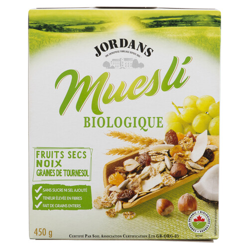 Jordans Organic Cereal Muesli 450 g