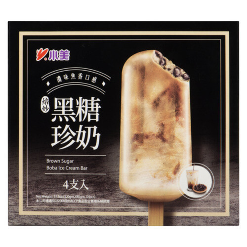 Shao Mei Frozen Dessert Bar Brown Sugar Tapioca Pearl 280 ml