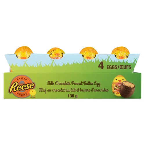Reese Milk Chocolate 3D Easter 4 Eggs 136 g