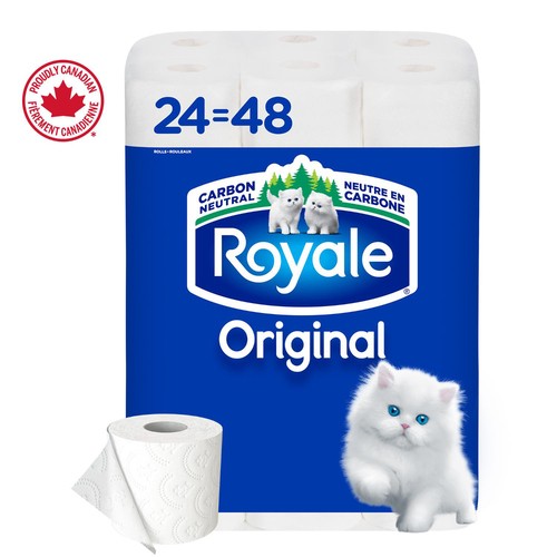 Royale Toilet Paper Original 2-Ply 24 Rolls x 242 Sheets