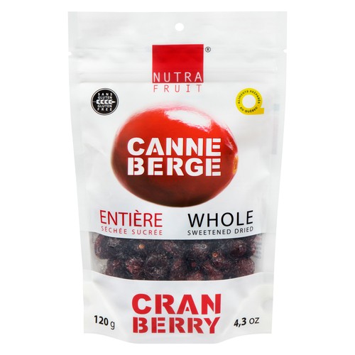 Nutra-Fruit Dried Cranberry Whole Sweetened 120 g