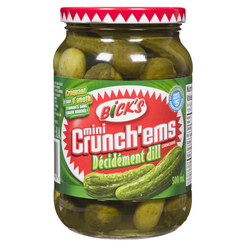 Bick's Pickles Mini Crunch'ems Definitely Dill 500 ml