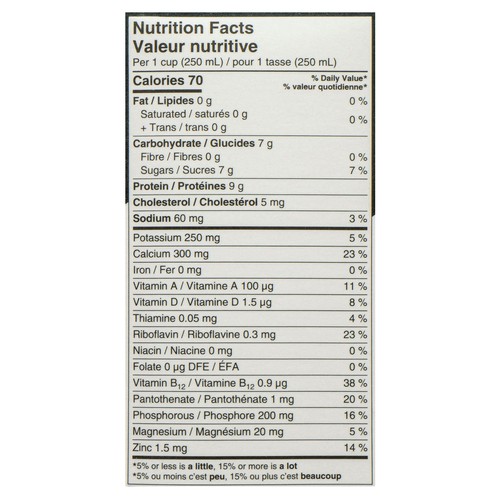 Natrel Lactose-Free 0% Milk 1 L