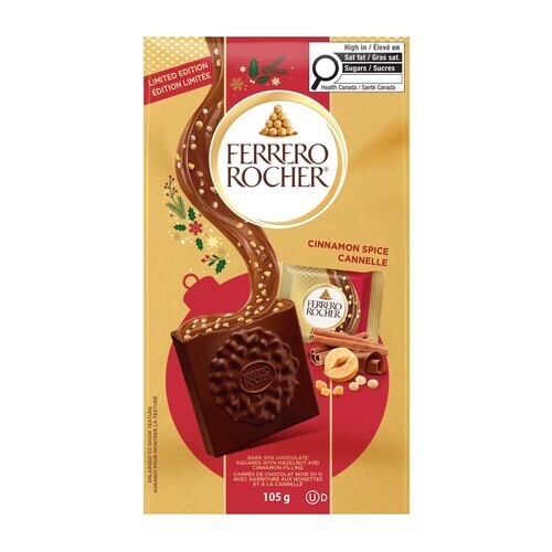 Ferrero Rocher Dark Chocolate Square Cinnamon 105 g 