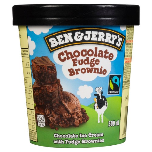 Ben & Jerry's Ice Cream Chocolate Fudge Brownie 500 ml