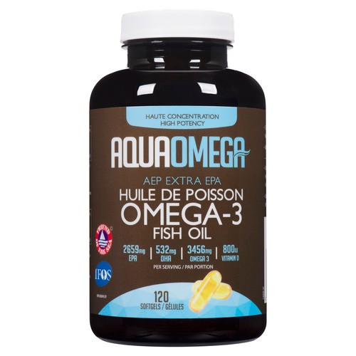 Paleoethics AquaOmega Supplement Fish Oil 120 Softgels