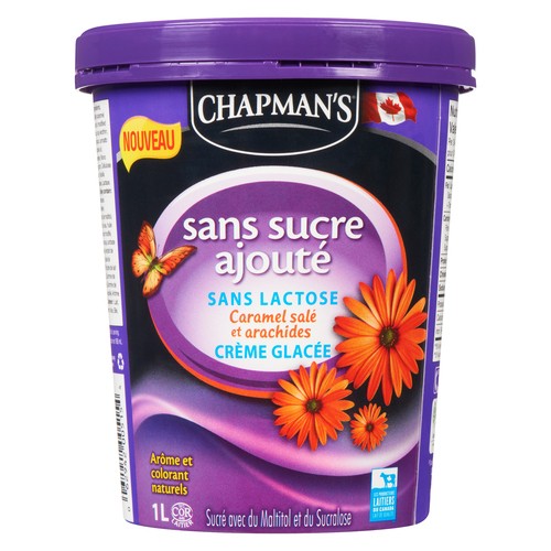 Chapman's Lactose-Free Ice Cream Salty Caramel & Peanuts 1 L