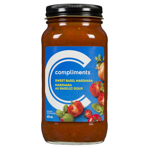 Compliments Marinara Sauce Sweet Basil 650 ml