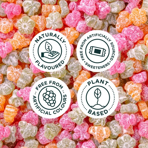 SmartSweets Candy Tropical Sours 50 g