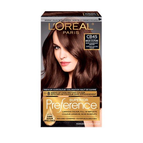 L'Oréal Superior Preference Hair Colour Shade CB45 Brun Couture Dark Mahogany Brown 1 EA