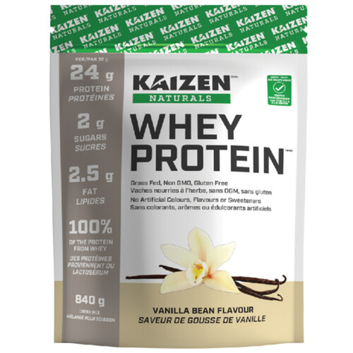 Kaizen Naturals Whey Protein Vanilla Bean 840 g