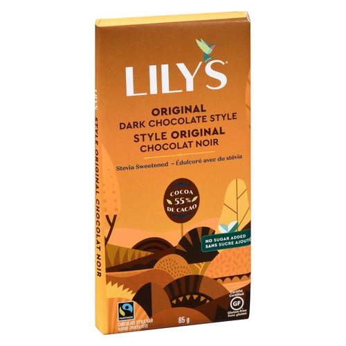 Lily's Sweets Original Bar Dark Chocolate Style 85 g