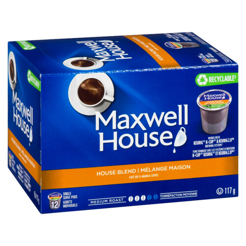 Maxwell House House Blend Coffee Pods 117 g