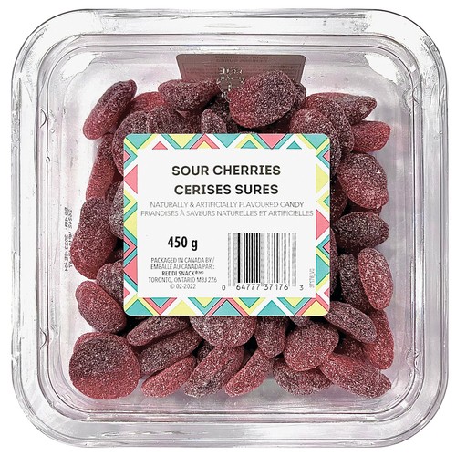 Johnvince Cherry Slices Sour 450 g