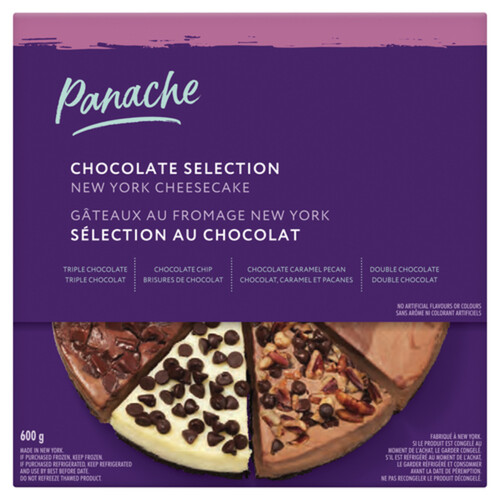 Panache Frozen New York Cheesecake Chocolate Selection 600 g