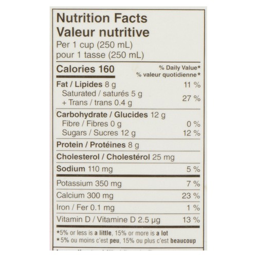 A2 3.25% Milk Homogenized  2 L