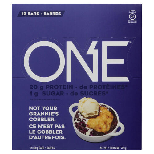 Oh Yeah Protein Bar Blueberry Cobbler 12 x 60 g