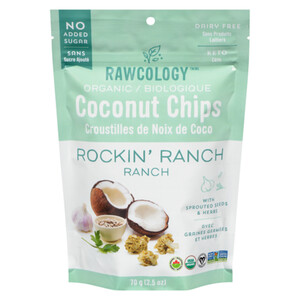 Rawcology Coconut Chips Rockin' Ranch 70 g