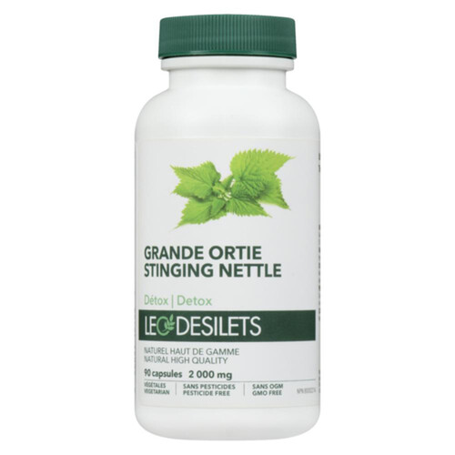 Léo Désilets Stinging Nettle Detox 2000 mg Capsules 90 Count