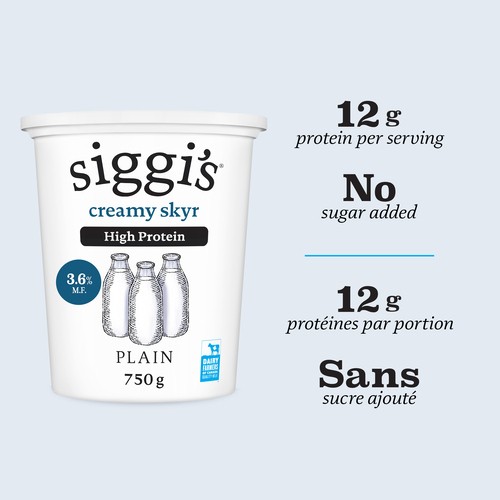 Siggi's Skyr Yogurt 3.6% Plain 750 g
