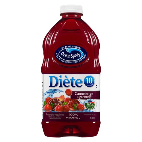 Ocean Spray Diet Beverage Cran-Pomegranate 1.89 L (bottle)