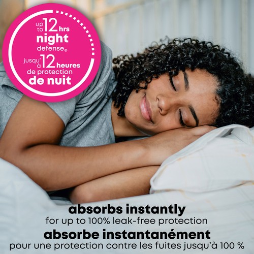 U by Kotex Teen Ultra Thin Pads Extra Absorbency With Wings 14 Count