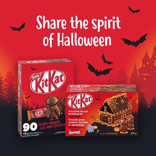 Nestlé Kit Kat Milk Chocolate Spooky Friends 328 g