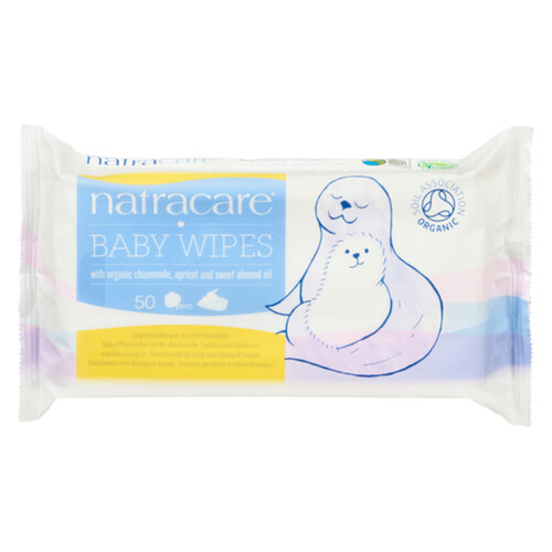 Nature's Care Organic Baby Wipes Cotton 50 EA