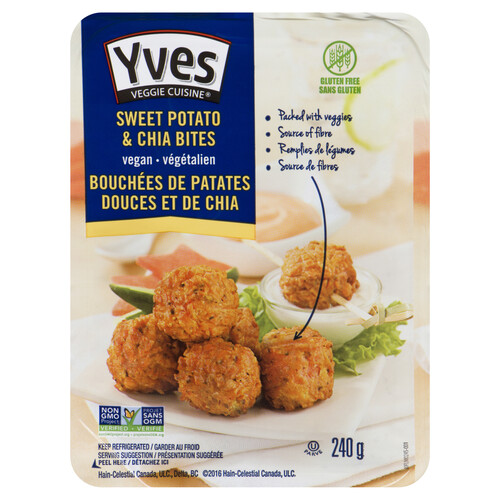 Yves Veggie Cuisine Gluten-Free Meatballs Sweet Potato & Chia 240 g