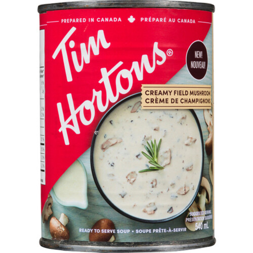 Tim Hortons Soup Creamy Field Mushroom 540 ml