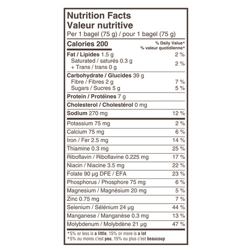 Dempster’s Bagels Cinnamon Raisin 6 Pack 450 g