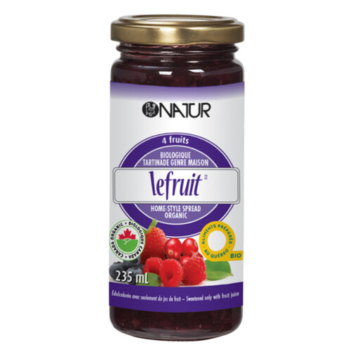 Natur Organic Jam 4 Fruits 235 ml