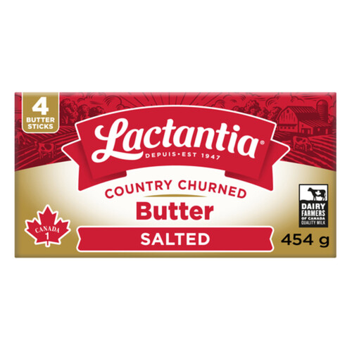 Lactantia Butter Sticks Salted 454 g