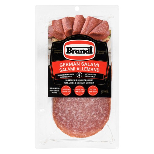 Brandt Gluten-Free Deli Sliced German Salami 125 g