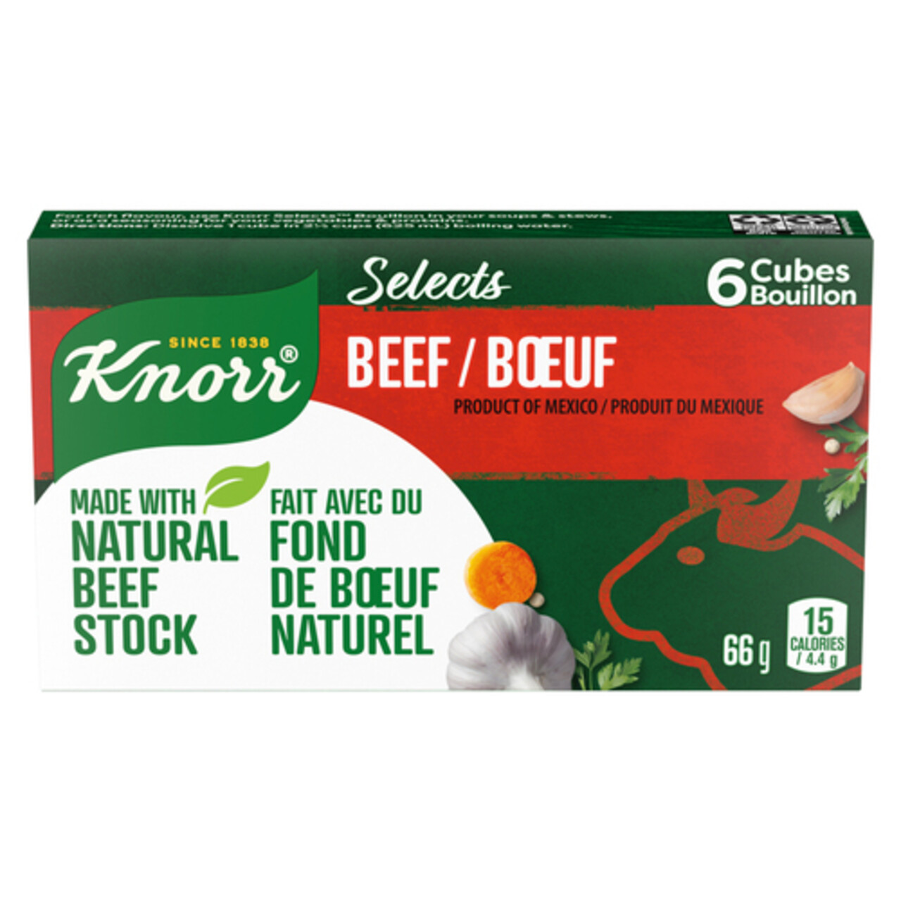 Knorr Selects Bouillon Cubes Beef 66 g Voilà Online Groceries & Offers